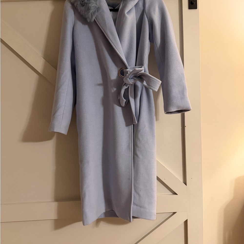 VENUS Light Blue Belted Robe